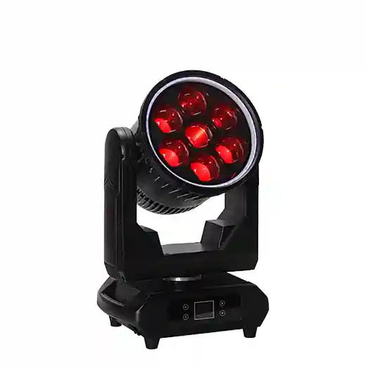 Waterproof IP Magnesium Alloy 7x60w BEE EYE Rotating Zoom LED Moving Head Light With LED Ring